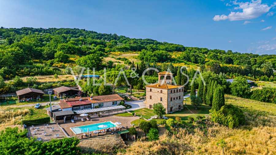 Malý středověký hrad v Terni.