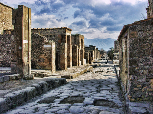 Pompeje v Itálii jsou zvláštní město