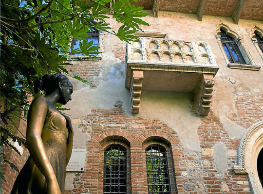 Juliin balkon v italské Veroně